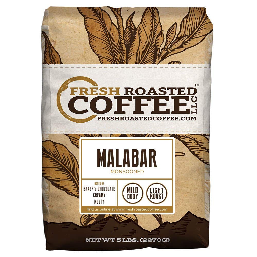 Fresh Roasted Coffee LLC Indian Monsoon Malabar Coffee