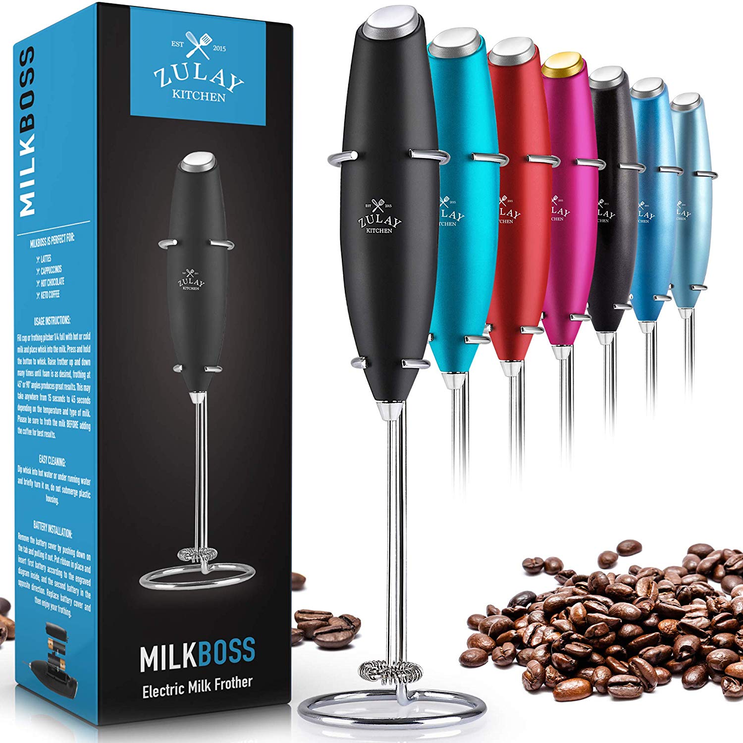 Zulay Milkboss Electric Milk Frother