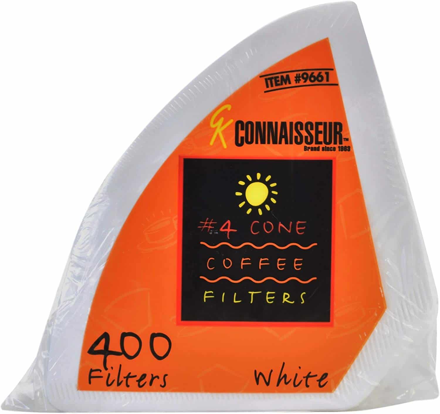 Connaisseur # 4 Cone White Coffee Filters