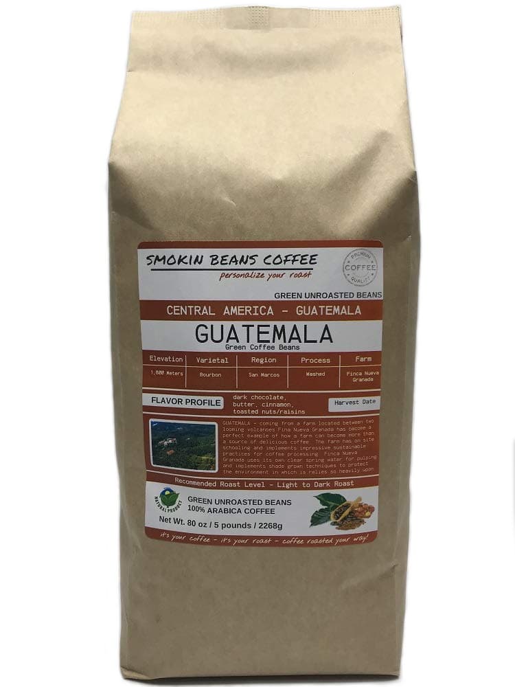 Smokin Beans Central American Guatemala Unroasted Arabica Green Coffee Beans