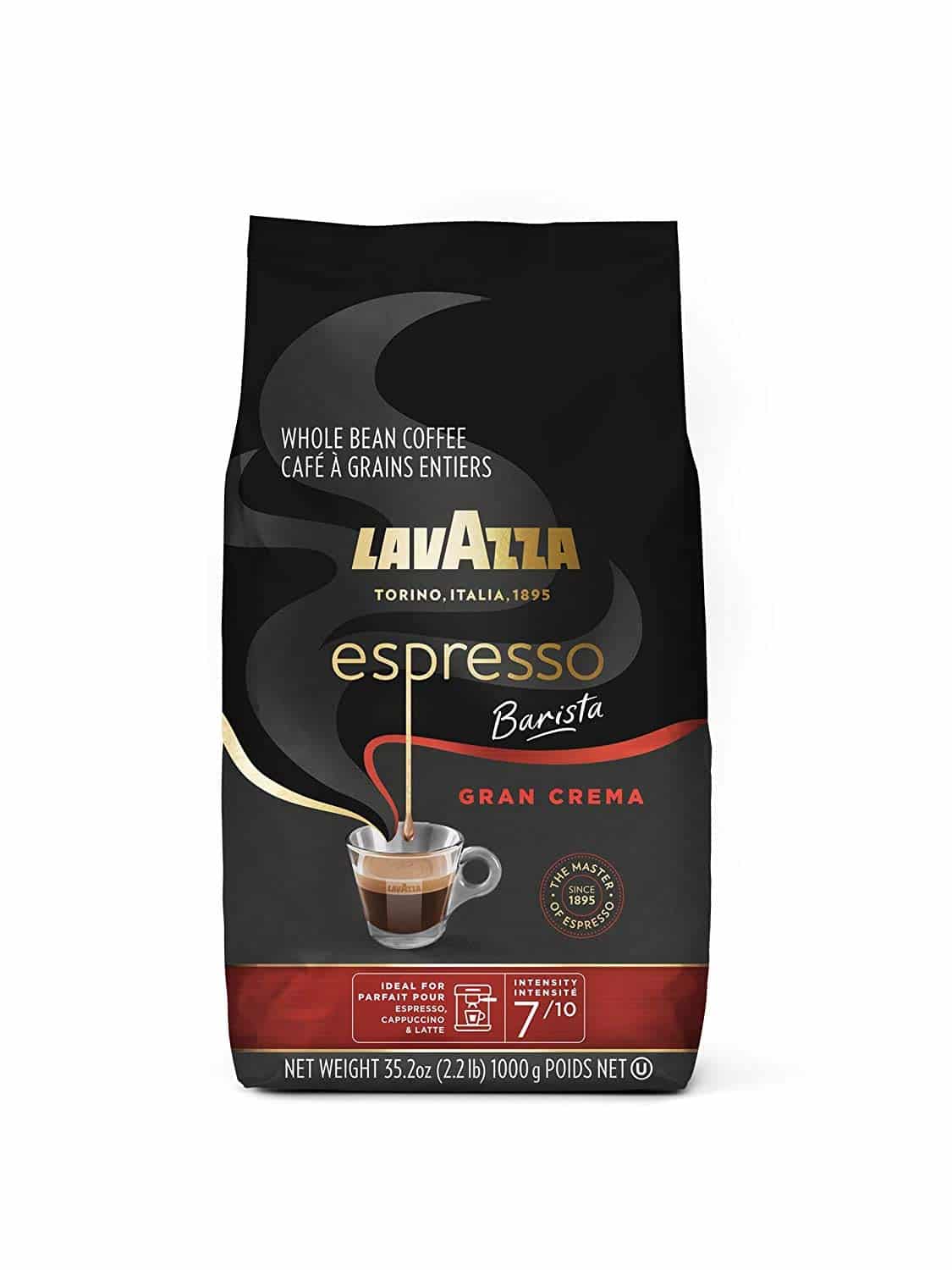 Lavazza L'Espresso Gran Crema Roasted Coffee Beans