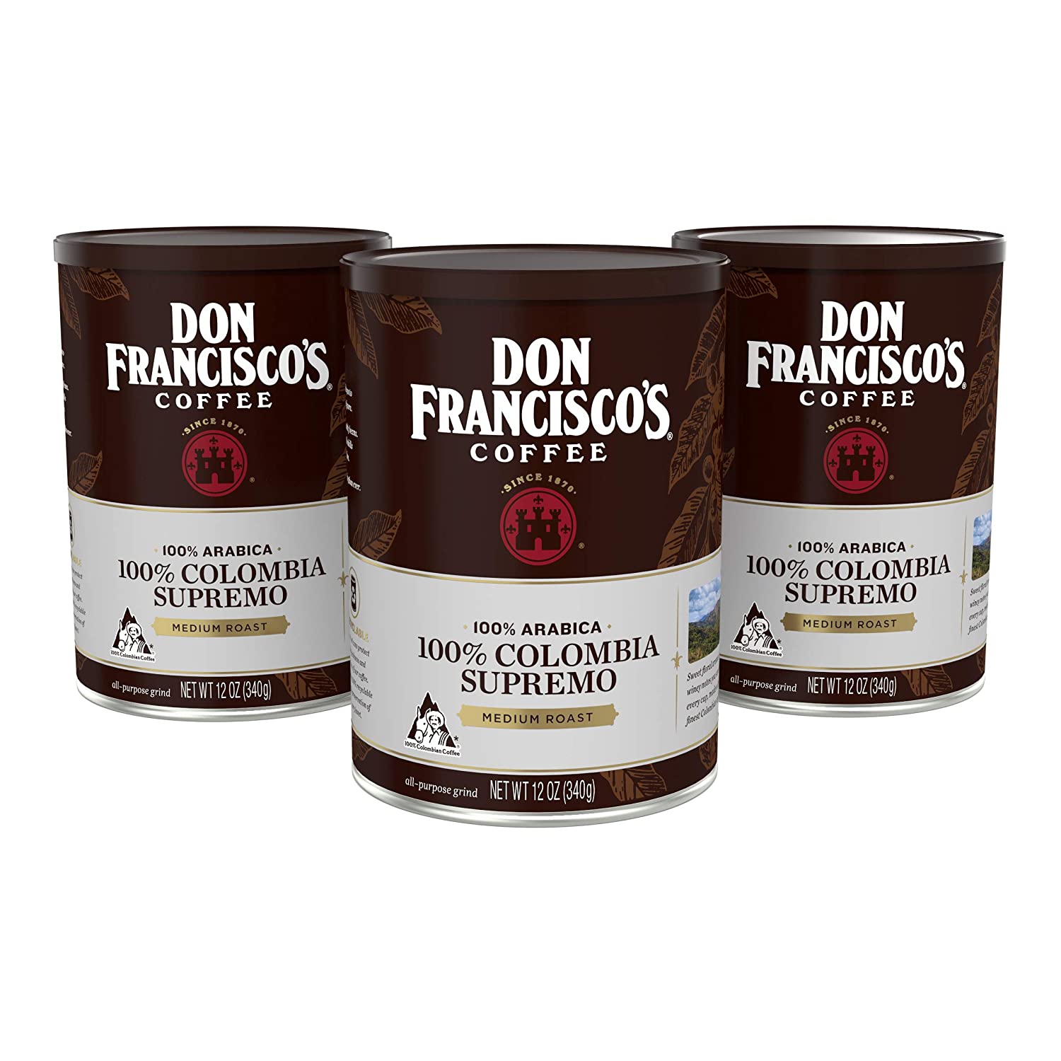 Don Francisco's 100% Colombia Supremo Ground Coffee