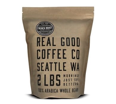 Real Good Coffee Co Whole Bean Coffee French Roast