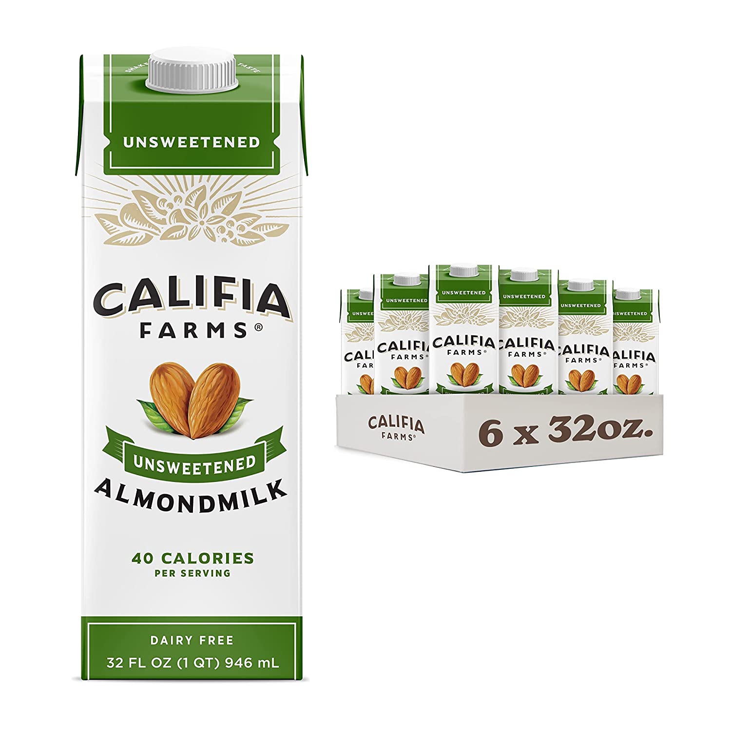 Califia Farms Unsweetened Almond Milk Coffee Creamer