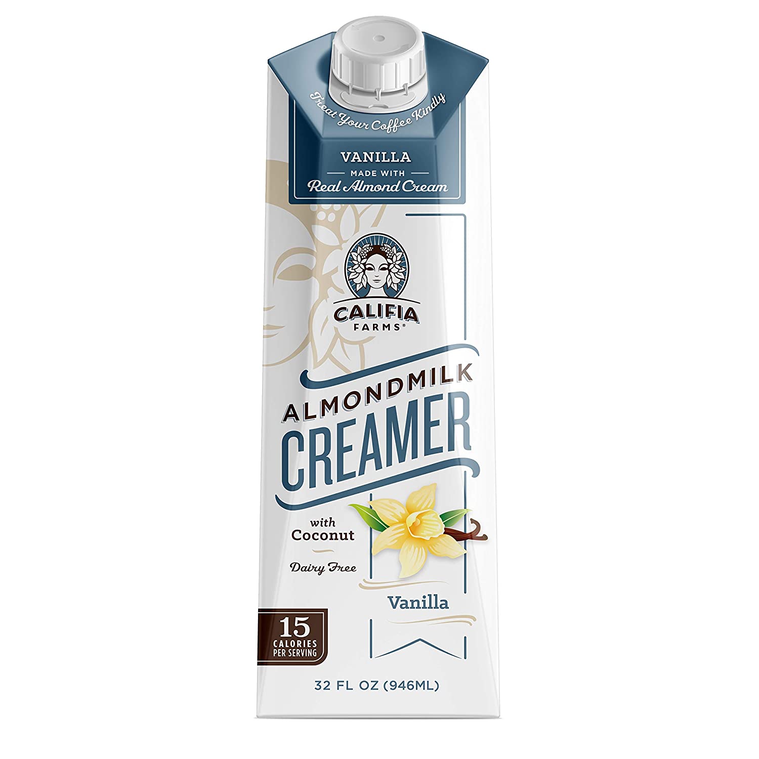 Califia Farms Vanilla Almond Milk Coffee Creamer with Coconut Cream