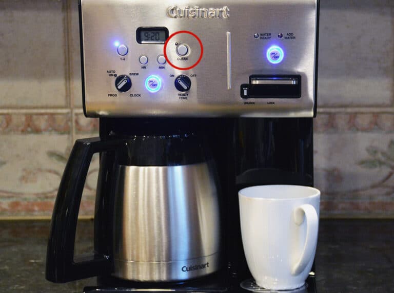 How to Turn off Clean Light on Cuisinart Coffee Maker