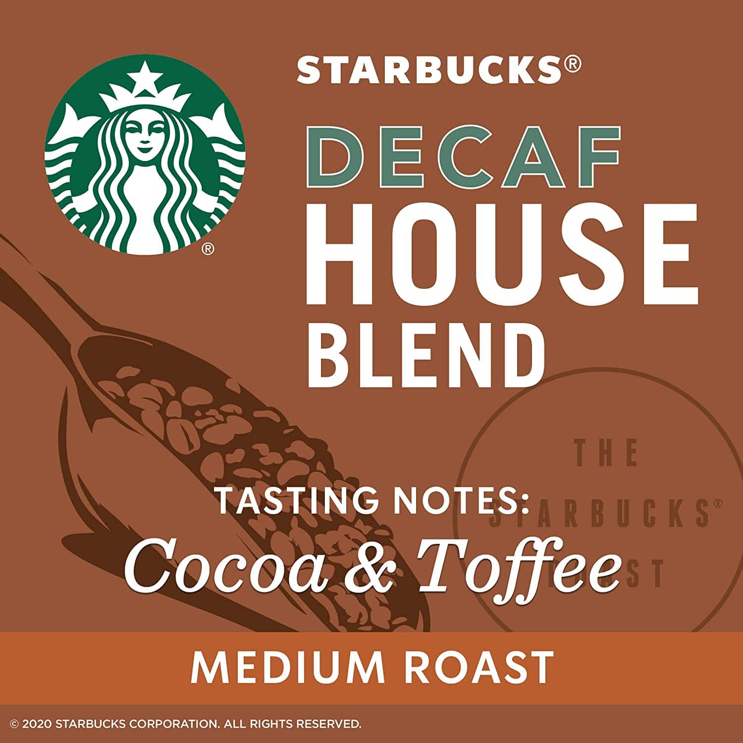 Starbucks Decaf K-Cup Coffee Pods