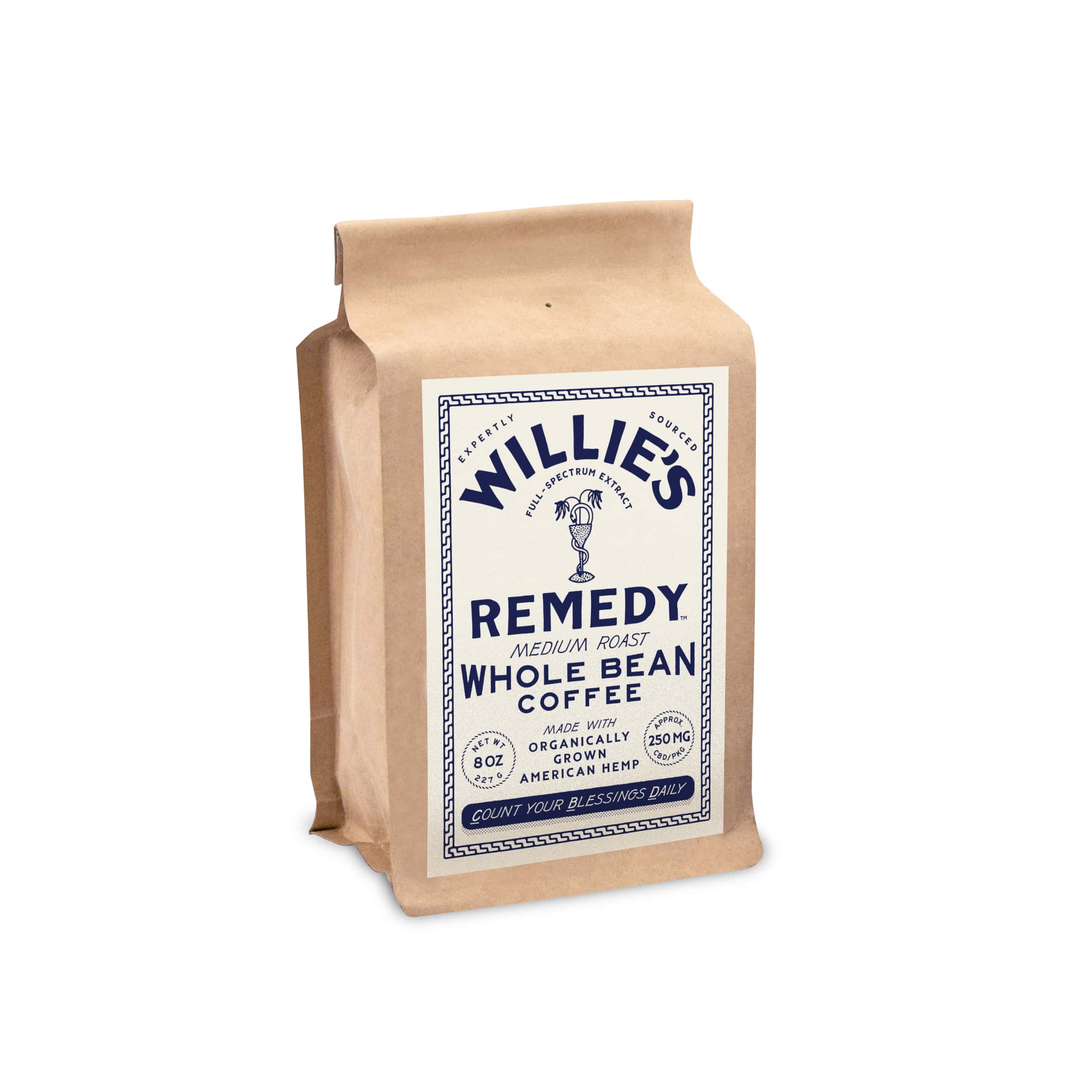 Willie’s Remedy Hemp-Infused Medium Roast Blend Coffee