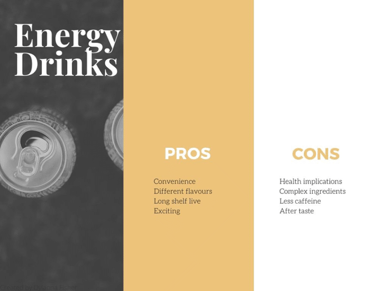 Coffee vs. Energy Drinks Choose Your Drink!