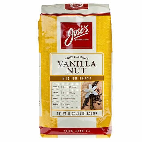 Jose’s Vanilla Nut Whole Bean Coffee