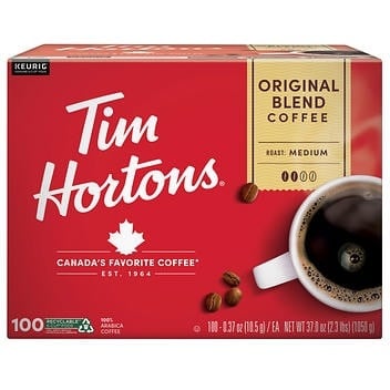 Tim Hortons Coffee Original Blend K-Cup Pods